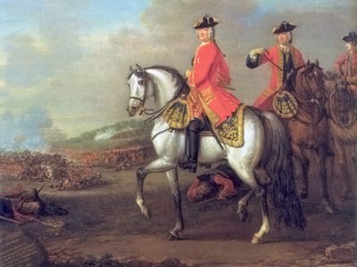 George II of Great Britain in the Battle of Dettingen by John Wootton